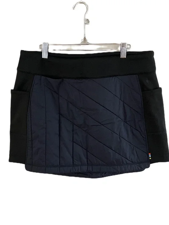 Smartwool Women's SZ L Smartloft Skirt Insulated Pull-On Black Wool Blend NEW - Picture 10 of 14